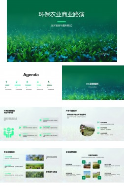 环保农业商业路演